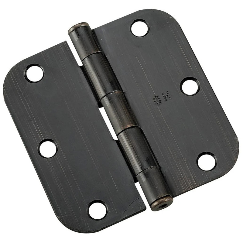 Full Mortise Butt Hinge - Size:3-1/2" - Finish:Oil Rubbed Bronze - Corner Type:5/8" Radius